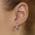 Brilliant Diamond Hoop Earrings