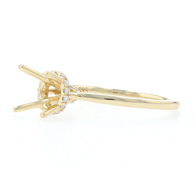 Semi-Mount Ring Yellow Gold