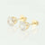 Diamond Stud Earrings - 14k Yellow Gold Basket Set Pierced Round Cut 1.20ctw