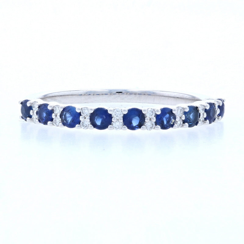 .60ctw Sapphire & Diamond Ring White Gold