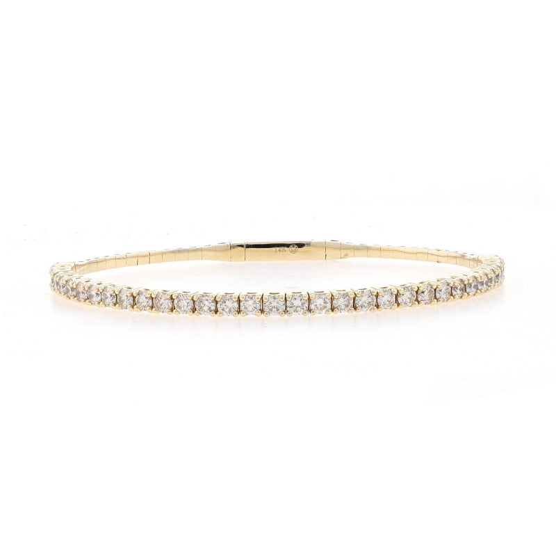 2.93ctw Diamond Bracelet Yellow Gold