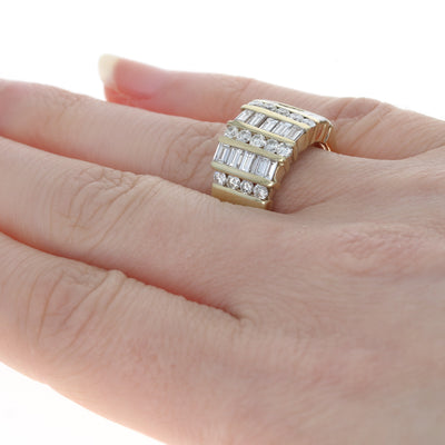 2.40ctw Diamond Ring Yellow Gold