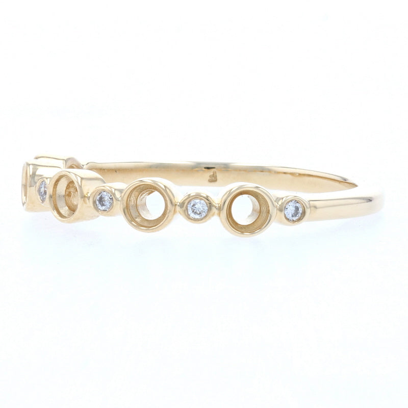 Semi-Mount Ring Yellow Gold