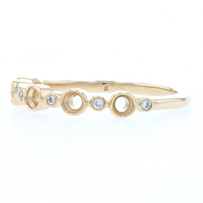 Semi-Mount Ring Yellow Gold