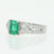 Emerald & Diamond Ring 1.53ctw