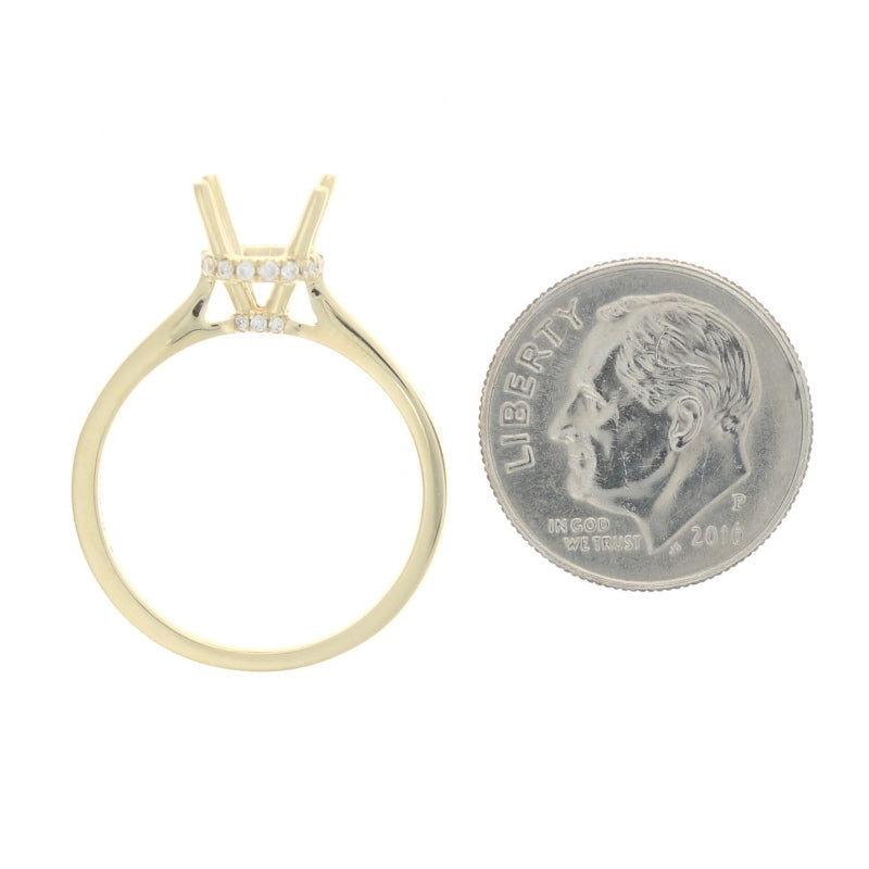 Semi-Mount Ring Yellow Gold