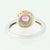 Pink Sapphire & Diamond Halo Ring  1.29ctw