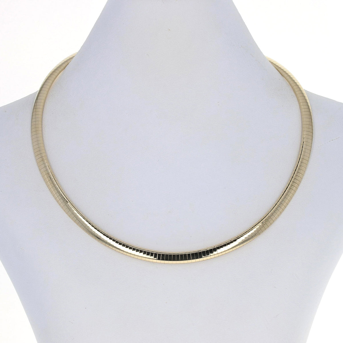 Omega Chain Necklace Yellow Gold