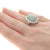 8.29ctw Opal Diamonds Ring Platinum
