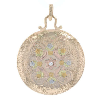 Diamond Pendant Yellow Gold