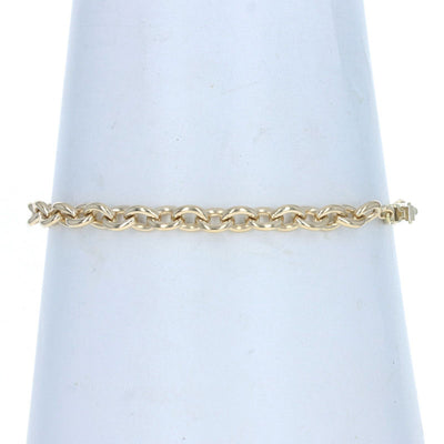 Cable Chain Bracelet Yellow Gold