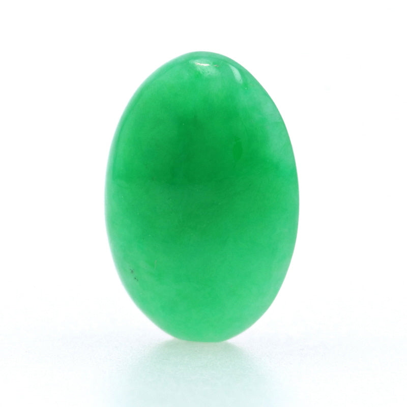 Loose Jadeite Oval Cabochon 6.05ct GIA