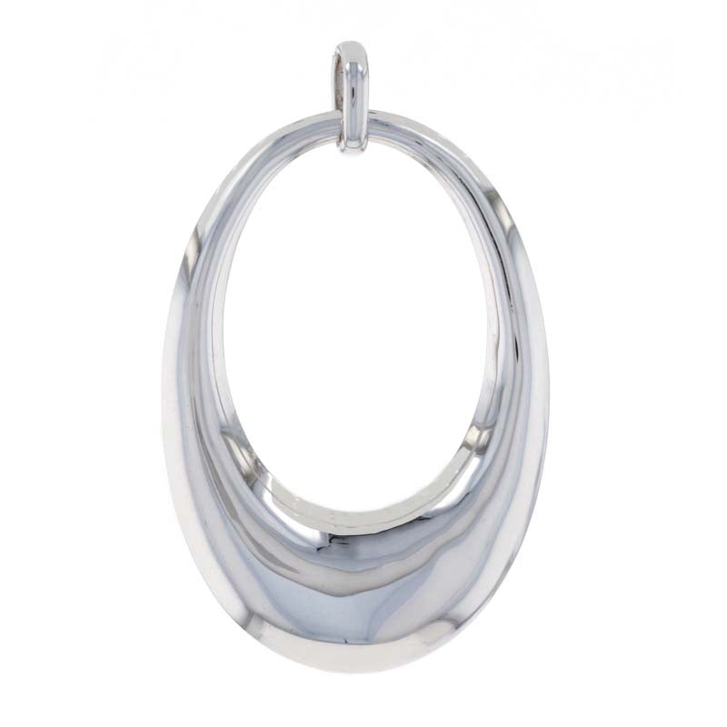 Sterling Silver Oval Pendant