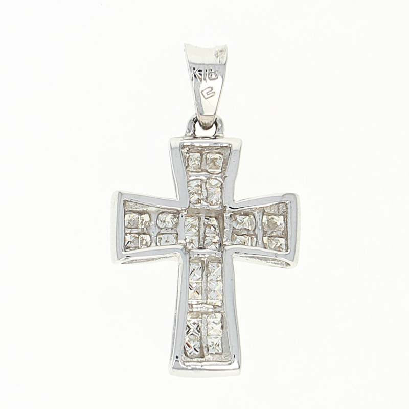 Composite Diamond Cross Pendant .69ctw