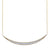 .28ctw Diamond Crescent Bar Necklace Yellow Gold