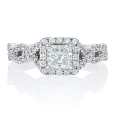 1.15ctw Diamond Engagement Ring White Gold