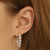 3.24ctw Diamond Earrings White Gold