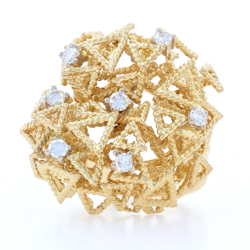 .35ctw Diamond Ring Yellow Gold