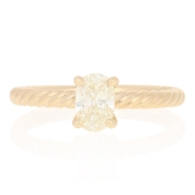 .72ct Diamond Engagement Ring Yellow Gold