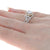 Semi-Mount Halo Engagement Ring & Wedding Band White Gold