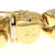 Brushed San Marco Chain Bracelet Yellow Gold