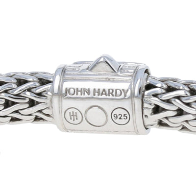 John Hardy Lava Garnet 5mm Classic Chain Bracelet Sterling Silver