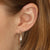 Hoop Earrings White Gold