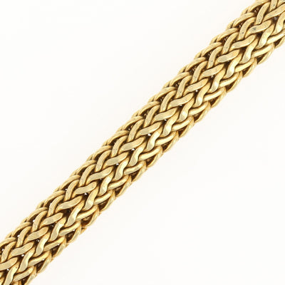 John Hardy Garnet & Diamond Classic Chain Necklace Yellow Gold