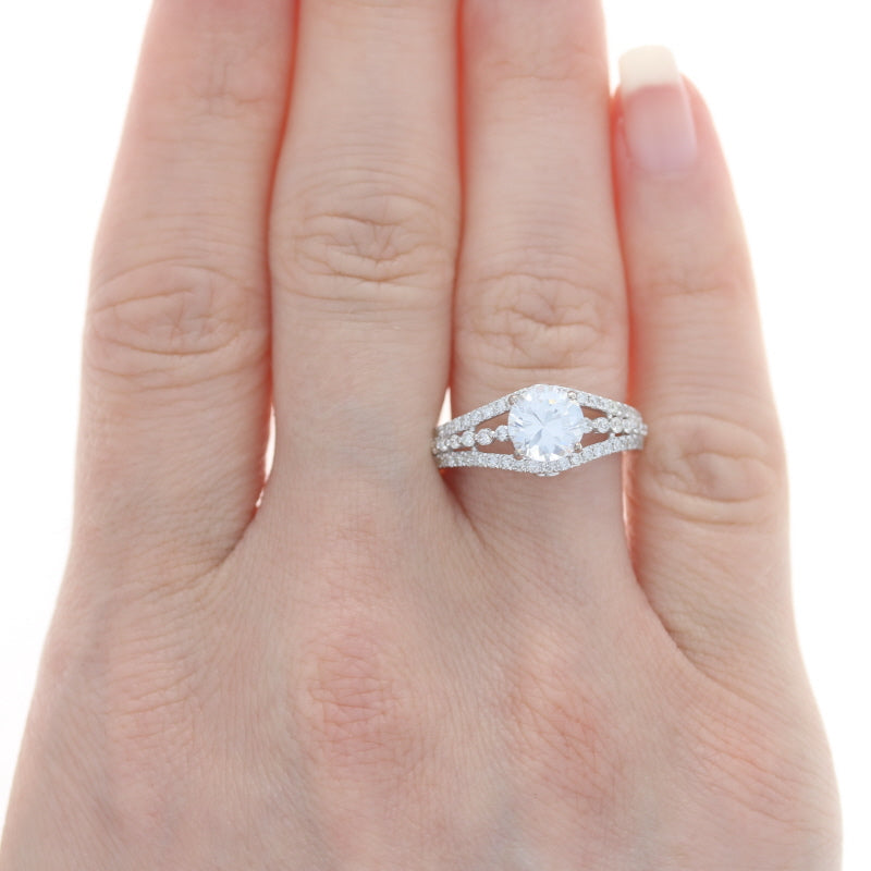 .57ctw Diamond Ring White Gold