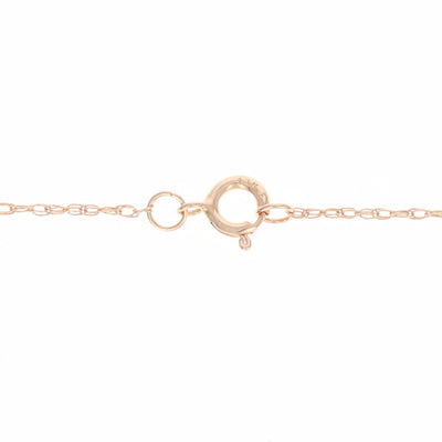 1.78ct Morganite & Diamond Necklace Rose Gold