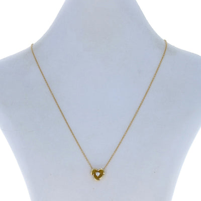 .12ct Diamond Pendant Necklace Yellow Gold