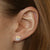 .10ctw Diamond Earrings Yellow Gold