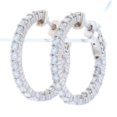 1.94ctw Diamond Earrings White Gold