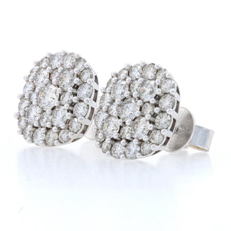 2.00ctw Diamond Earrings White Gold