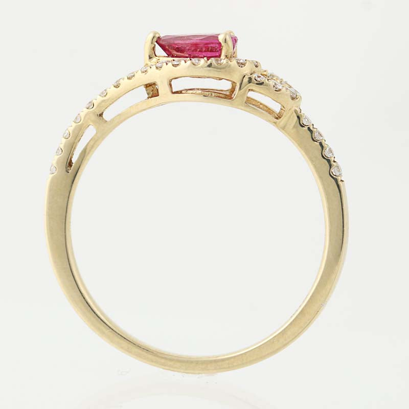 Ruby & Diamond Ring  .72ctw