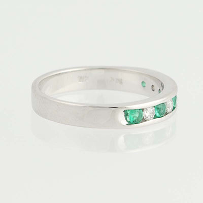 Emerald & Diamond Ring .50ctw