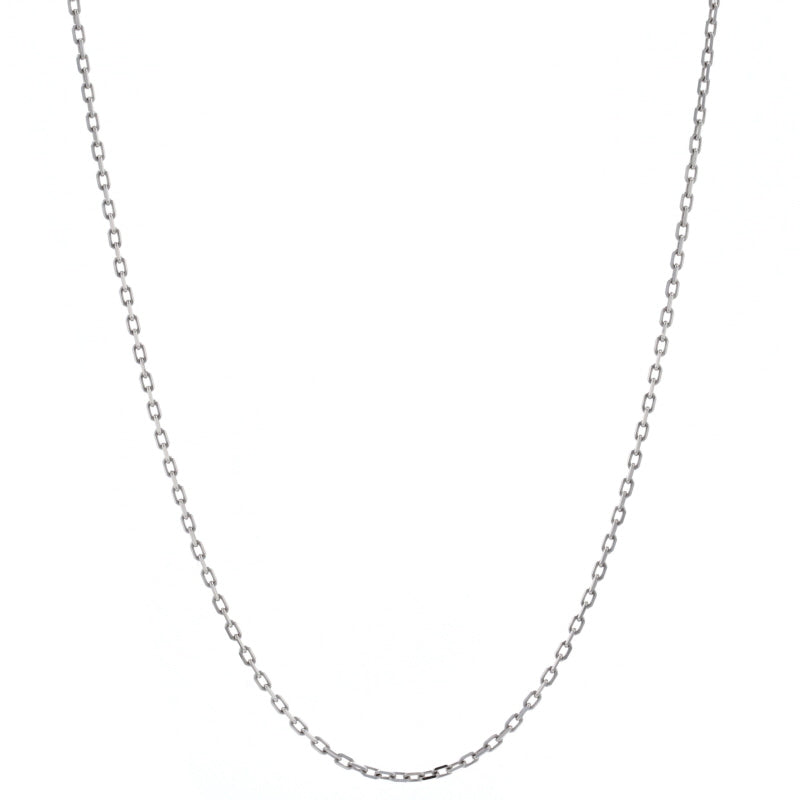 Diamond Cut Cable Chain Necklace 24"