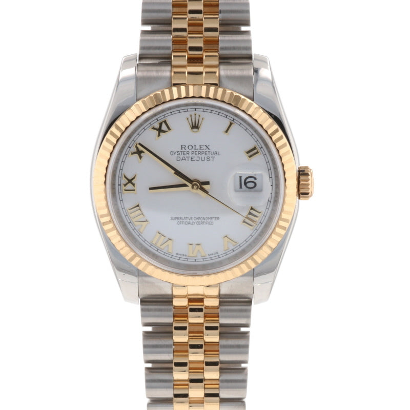 Rolex Oyster Perpetual Datejust Men's Watch 116233 Stainless Steel & Gold