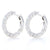 1.03ctw Diamond Earrings White Gold