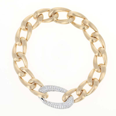 Diamond Curb Chain Bracelet