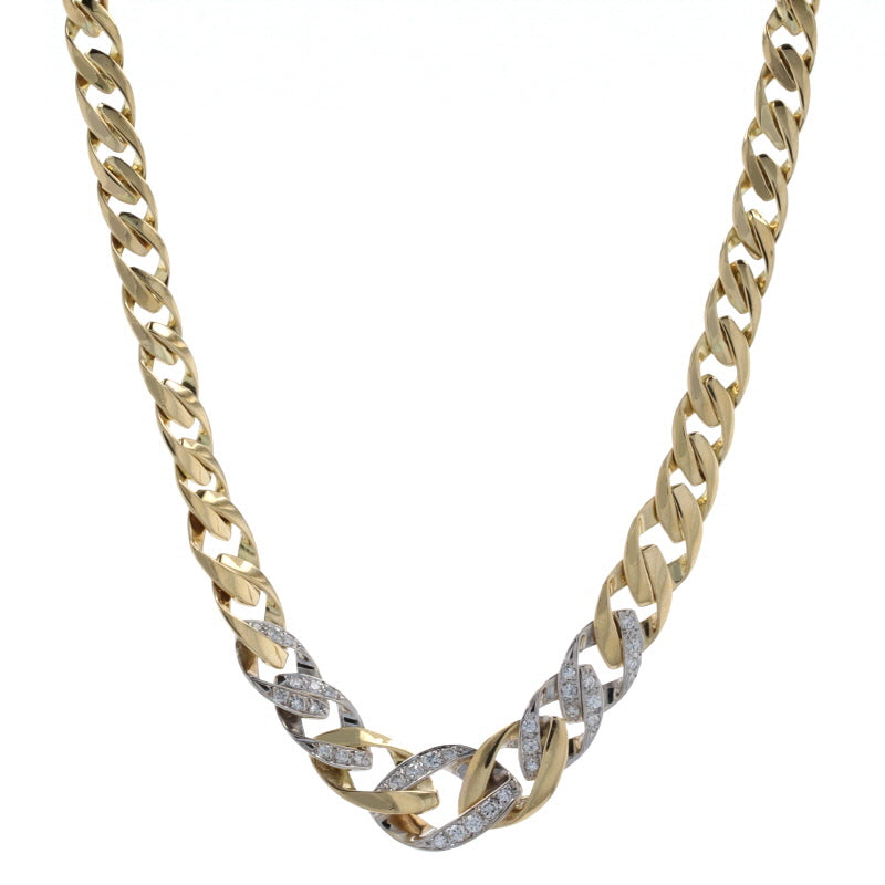 .42ctw Diamond Necklace Yellow Gold