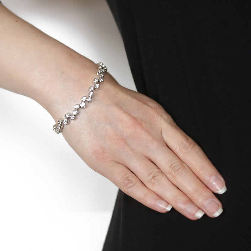 Tiffany & Co.  Bubbles Diamonds Bracelet Platinum