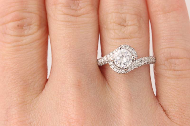 Scott Kay Semi-Mount Engagement Ring .78ctw