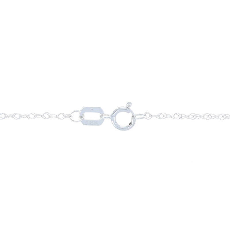 .53ct Sapphire & Diamond Necklace White Gold