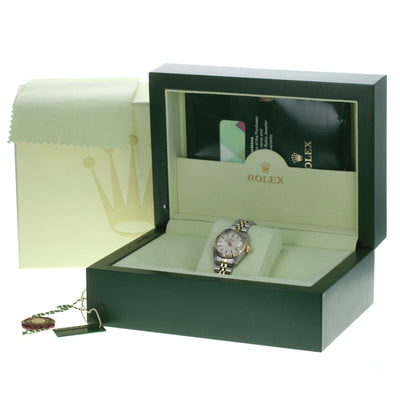 Rolex Datejust Ladies Wristwatch 179160 Stainless & Yellow Gold Automatic 1Yr Wnty