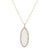 Mother of Pearl & Diamond Necklace Yellow Gold