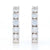 4.88ctw Diamond Earrings White Gold