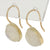 Oval Cabochon Moonstone Earrings