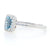 .46ct Aquamarine & Diamond Ring White Gold