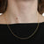 Diamond Cut Cable Necklace Yellow Gold